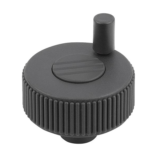 Knurled Wheels, Style H, without cross hole, metric